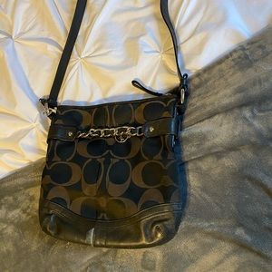 Black Coach Crossbody Purse